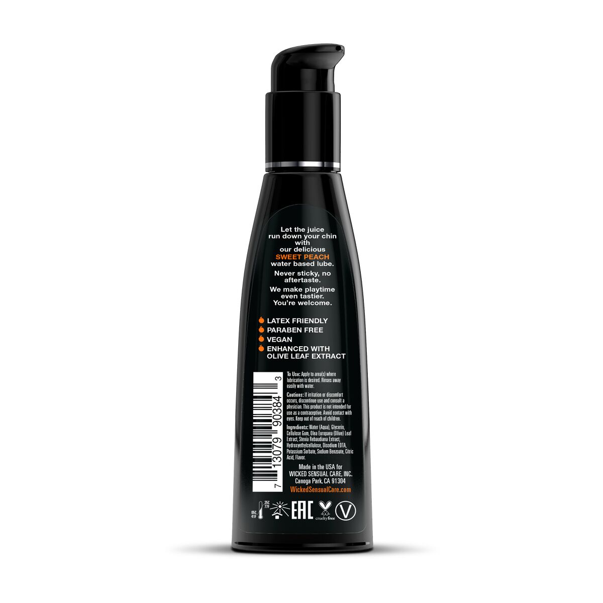 Gleitmittel Wicked Sensual Care Pfirsich 120 ml